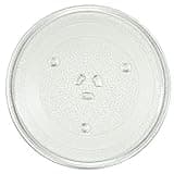 HQRP 11-1/4 inch Glass Turntable Tray Compatible with Magic Chef 203500 MCO160UW MCO165UB MCO165UW MCP13E1ST MCT9E1ST MCD990W MCD991ARB MCD991ARS MCO160S MCO160UB MCO160UQ Microwave Oven Plate