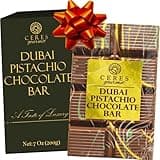 Dubai Crispy Knafeh Chocolate Pistachio Bar 7oz | Famous Dubai Kunafa Pistachio Chocolate Bar | Crispy Kunafe with Pistachio Paste | Gourmet Dessert Gift