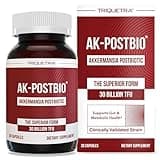 AK-Postbio: Akkermansia Probiotic 30 Billion TFU - Max Strength, Clinically Validated Dose & Patented Strain - Superior Pasteurized Form, Highest Absorption, Delivery - GLP-1 Probiotic - 30 Servings