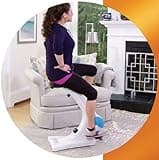 ExerSeat - Compact Hands Free Stationary Exercise Bike is Easy and Fun to Use.