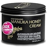BALM OF GILEAD Manuka Eczema Honey Cream - Moisturizer for Sensitive Skin, Eczema, Psoriasis & Dermatitis - Manuka Honey Ointment, Grassfed Tallow
