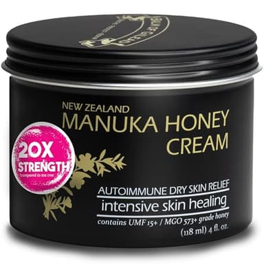 BALM OF GILEAD Manuka Eczema Honey Cream - Moisturizer for Sensitive Skin, Eczema, Psoriasis & Dermatitis - Manuka Honey Ointment, Grassfed Tallow