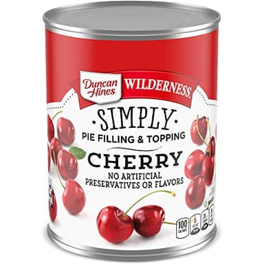 Duncan Hines Wilderness Cherry Pie Filling and Topping, 21 oz. (Pack of 8)