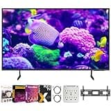 SAMSUNG DU7200 55 Inch Crystal 4K UHD Smart TV Bundle with Premiere Movies Streaming + 37-100 Inch TV Wall Mount + 6-Outlet Surge Adapter + 2X 6FT 4K HDMI 2.0 Cable (2024 Model)