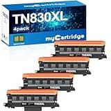 myCartridge Compatible Toner Cartridge Replacement for Brother DCP-L2640DW TN830XL TN830 TN830 XL TN-830 TN-830XL Toner 4PK Use for HL-L2460DW MFC-L2820DW HL-L2405W HL-L2480DW Printer