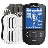 Comfytemp TENS Unit Muscle Stimulator for Pain Relief Therapy, FSA HSA Eligible TENS Machine with 24 Modes and DIY, Dual Channel EMS Unit, Pulse Muscle Massager for Back, Shoulder, Sciatica, Knee