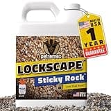Lockdown Sticky Rock Glue for Landscaping (64 Ounce) - Super Adhesive, Non-Toxic, Easy to Apply Clear Gravel Glue for Landscaping - Decomposed Granite Stabilizer with Extensive Coverage