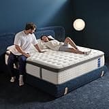 KOULABR Z Full Size Mattress, 12 Inch Hybrid Full Mattress in a Box, Double Mattress with Memory Foam and Pocket Spring for Back & Lumbar Support,Soft,Pressure Relief,Zoned Support, Medium Firm