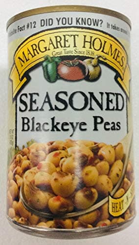 Margaret Holmes Seasoned Blackeye Peas 15 Ounce (Pack of 2)