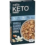 Ratio Trio Vanilla Almond Crunch Cereal, 10g Protein, Keto Friendly, 10.4 oz