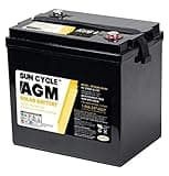GP-AGM-224-6V 224 Amp, 6 Volt AGM Deep Cycle Rechargeable Replacement Battery for PV Solar and Inverters