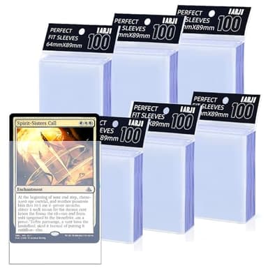 600ct Perfect Fit Sleeves, Perfect Fit Card Sleeves, Inner Sleeves MTG, Exact Fits Sleeve for Double-Sleeving, High Clarity Trading Card Sleeve for PKM, TCG, Gaming Cards