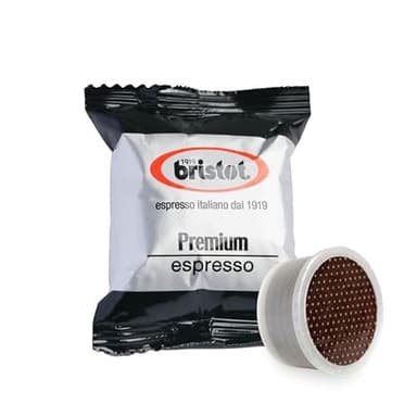 Bristot Espresso Capsules – Compatible with Lavazza Espresso Point (FAP), Medium Roast, 100 Count
