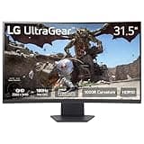 LG 32GS60QC-B Ultragear 32-inch Curved Gaming Monitor QHD (2560x1440) 180Hz 1ms 1000R AMD FreeSync HDR10 HDMIx2 DisplayPort Black