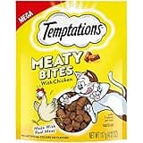 Temptations Meaty Bites Soft and Savory Cat Treats Chicken Flavor, 4.12 oz. Pouch