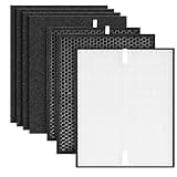 3000 Replacement Filters Compatible 3000 Air Purifi-er, Compatible with 3000,3000M, 3000Pro Air Purifi-er,1 Filter, 2 Activated Carbn and 4 Extra Carbn Pre-Filters incompatible3500 7pack