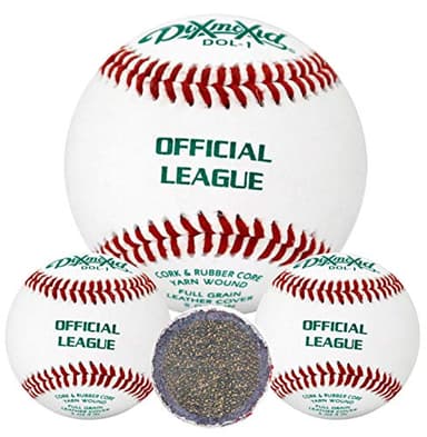 Diamond Sports Rods Practice Baseballs Leather DOL-1 Blem, 3 Dozen (36 Balls)