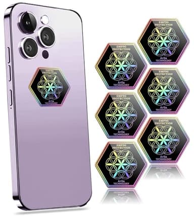 Stickers for Cell Phones//Tablets/Laptops/All Devices，Suitable for Anyone, Black(6 Pcs)