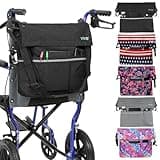 Vive XL Wheelchair Bag - Waterproof, Scratch-Resistant, Double-Stitched, Machine Washable Accessory for Adults, Seniors, 15 Colors - Storage Walker Backpack to Hang on Back of Wheel Chair