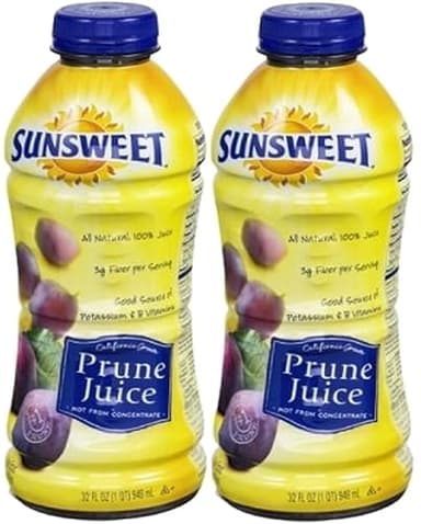 Sunsweet Prune Juice - 32 Ounce (Pack of 2)