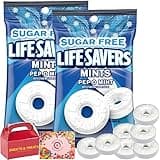 Life Savers Sugar Free Hard Candy Breath Mints With Refreshing Taste | Flavored Individually Wrapped LifeSaver (Pep-O-Mint Peppermint SugarFree - 2 Bags)