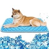 MARUNDA Dog Cooling Mat, Breathable Washable Cooling Pad for Dog, Portable Pet Cooling Mat for Outdoor, Provide Comfortable and Cooling Mat in Summer., Blue