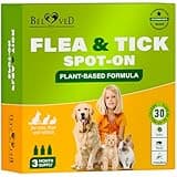 Flea and Tick Prevention for Small Dogs & Cats, Rabbits - Natural Flea Treatment & Pest Control - Topical Flea & Mosquito Repellent for Puppy and Kitten - All Pets