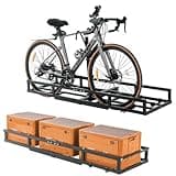 Hitch Bike Rack for Car 2-Bike: Fits Ebike Fat-Tire Electric Bicycles Heavy-Duty, for Car SUV Truck RV Van 2" Receiver, Comes with 65"x20"x6" Cargo Carrier (Black)