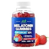 Melatonin 30mg Gummies for Adults (60 Servings) - Maximum Strength Sleep Aid with 30mg of Melatonin Per Gummy - Gluten-Free, Sugar-Free, Non-GMO, 100% Vegetarian, Strawberry Flavor - 60 Gummies