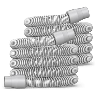 2-pack CPAP Hose, Universal CPAP Tubing - 6 Foot (72") Standard 22mm, Compatible with Most CPAP, BiPAP, and BiLevel Machines, CPAP Supplies, Durable, Flexible, Leakage Free, Gray