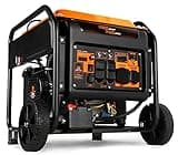 WEN GN875iX 8750-Watt RV and Transfer-Switch-Ready 120V/240V Electric Start Open Frame Inverter Generator with CO Shutdown Sensor, Black