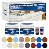 Marble and Granite Repair kit Porcelain Marble Stone and Quartz Countertops Repair kit for Chips Dents Cracks Holes Scratchs, Fix Chipped Edges Corners, Reattaches or rebuilds Missing Pieces