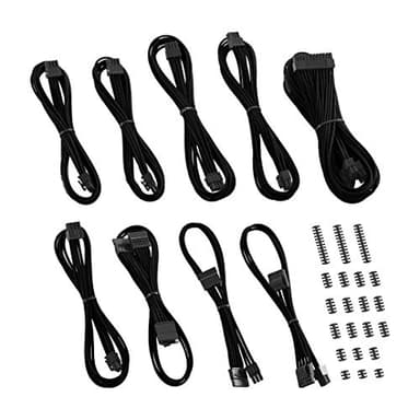 CableMod RT-Series Classic ModMesh Sleeved Cable Kit for ASUS/Seasonic/Phanteks Revolt (Black)