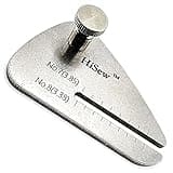 Hisew- Leather Stitching Punch Aid Plate, for Pulling up Pricking Iron or Diamond Lacing Chisel, Leather Work Tools and Craft Supplies - (1Pc)
