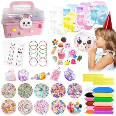 KAWAIZOO 8 Rolls Nano Tape Bubble Kit for Kids with Box,Nano Tape Squishy Maker Kit,Nano Bubble Tape Kit,Nano Tape Bubbles DIY Craft Kit for Girls,Kids