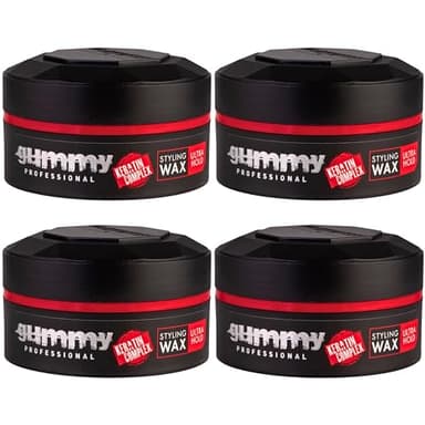 Gummy Professional Grooming Box Styling Wax Ultra Hold 150 ml (x4)