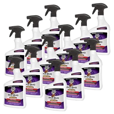 Hot Shot Bed Bug Killer With Egg Kill, Ready-To-Use, 32 Ounces, Treatment For Bed Bugs, Pack of 12