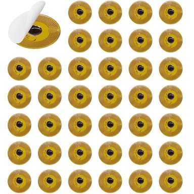 30 pcs NFC Tags NTAG215 FPC Tag Flexible NFC Nail Heat Resistant Stickers Electronic Tag NFC Key Tags Material Programmable RFID Sticker 10mm Round