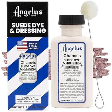 Angelus Suede Dye - Chamois - 3 oz Premium Liquid Dye for Suede, Nubuck, and Nappy Leather