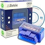 Allstric® OBD2 Bluetooth Scanner ELM327 with CD for Multibrand Car Diagnostics. Read Engine Codes, Monitor Live Data, and Optimize Performance. Compatible with iOS, Android, Windows, and Linux.