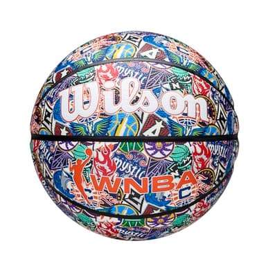 WILSON WNBA All Team Composite Basketball - Multicolored, Size 6-28.5"