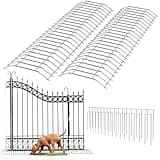 Dig Defence Original Gate Plate - Dog Digging Deterrent, Garden Fence Underground Gap Filler, Rabbits and Dog Fence Barrier - 2 Pack with 2 SM/MD Animal Fence Barrier