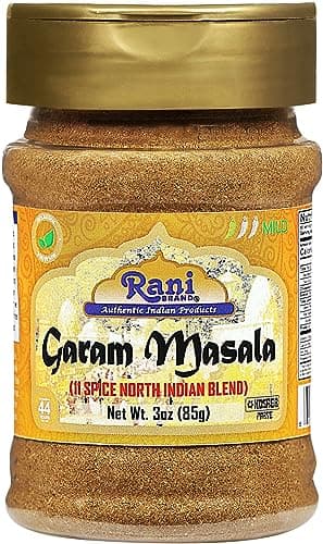 Rani Garam Masala Indian 11-Spice Blend 3oz (85g) PET Jar ~ All Natural, Salt-Free | Vegan | No Colors | Gluten Friendly | NON-GMO | Kosher | Indian Origin