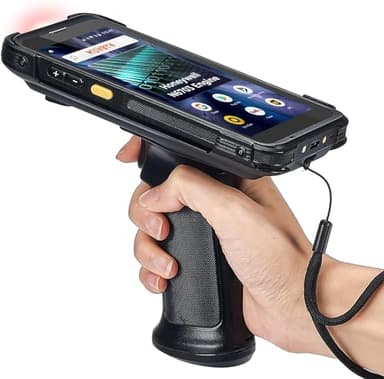 MUNBYN Upgraded Android 13 Barcode Scanner with OCR, ID Scanner, Passport Age Verification & Customer Management Equipped Honeywell N6703, 1D/2D Wireless Mobile Computer Handheld