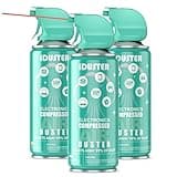 iDuster Compressed Canned Air Duster for Computer - Disposable Electronic Keyboard Cleaner for Cleaning Duster, 3PCS(3.5oz)