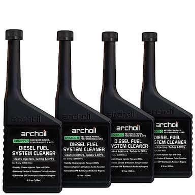 Archoil AR6400-D Diesel Fuel System Cleaner (Four Pack) - Cleans Injectors, Turbo & DPF