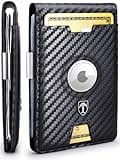 TRAVANDO AirTag* Wallet Mens Wallet with Money Clip Air Tag Wallet Card Holder RFID Blocking Bifold Gifts for Men
