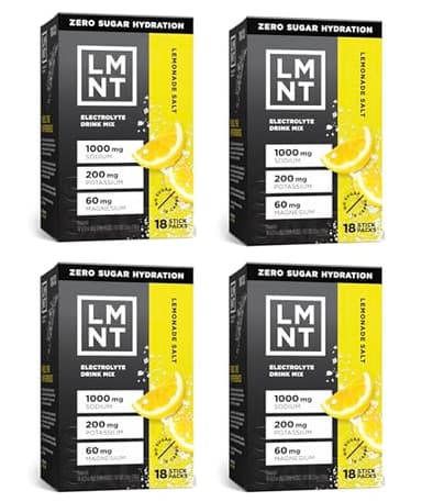 LMNTT Zero Sugar Electrolytes - Lemonade | Drink Mix | XL Bundle | 72-Count