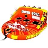 Airhowowaqsp Super Sofa Towable Tubes for Boating 1-3 Person, Inflatable Pull Boats with Heavy-Duty Thick Nylon Cover for Water Sports