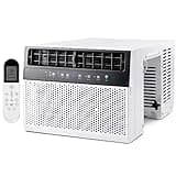 ZAFRO 12000BTU U-Shaped Window Air Conditioner Cools up to 550 Sq.Ft., Ultra Quiet Energy-Efficient Cooling, With Remote Control, White